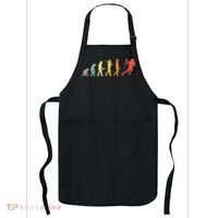 Retro Lacrosse Evolution Gift For Lacrosse Players Apron thumb 0