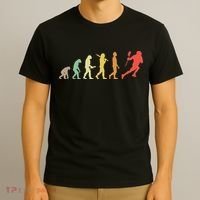 Retro Lacrosse Evolution Gift For Lacrosse Players T-Shirt thumb 3