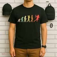 Retro Lacrosse Evolution Gift For Lacrosse Players T-Shirt thumb 6