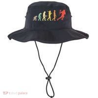 Retro Lacrosse Evolution Gift For Lacrosse Players Bucket Hat thumb 0