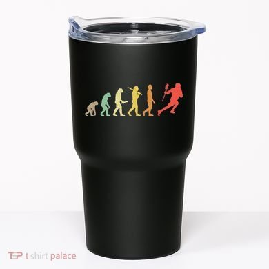 Retro Lacrosse Evolution Gift For Lacrosse Players Tumbler