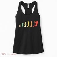 Retro Lacrosse Evolution Gift For Lacrosse Players Women's Tank Top thumb 0