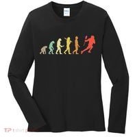 Retro Lacrosse Evolution Gift For Lacrosse Players Women's Long Sleeve Shirt thumb 0