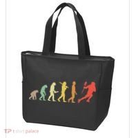 Retro Lacrosse Evolution Gift For Lacrosse Players Tote Bag thumb 3