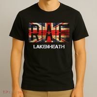 Raf Lakenheath England Airforce Vintage Distressed T-Shirt thumb 3