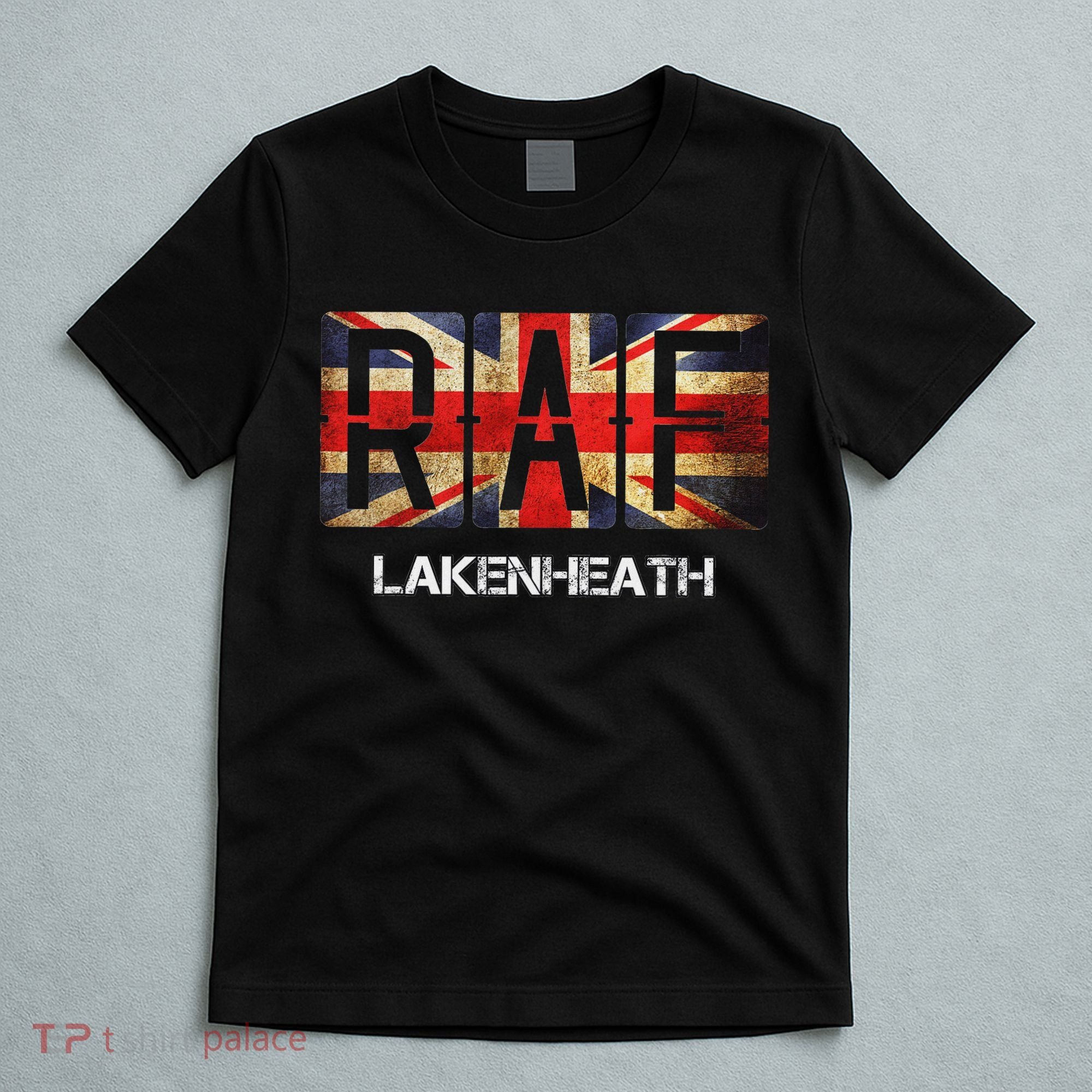 Raf Lakenheath England Airforce Vintage Distressed T-Shirt
