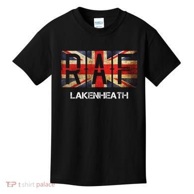 Raf Lakenheath England Airforce Vintage Distressed Kids T-Shirt