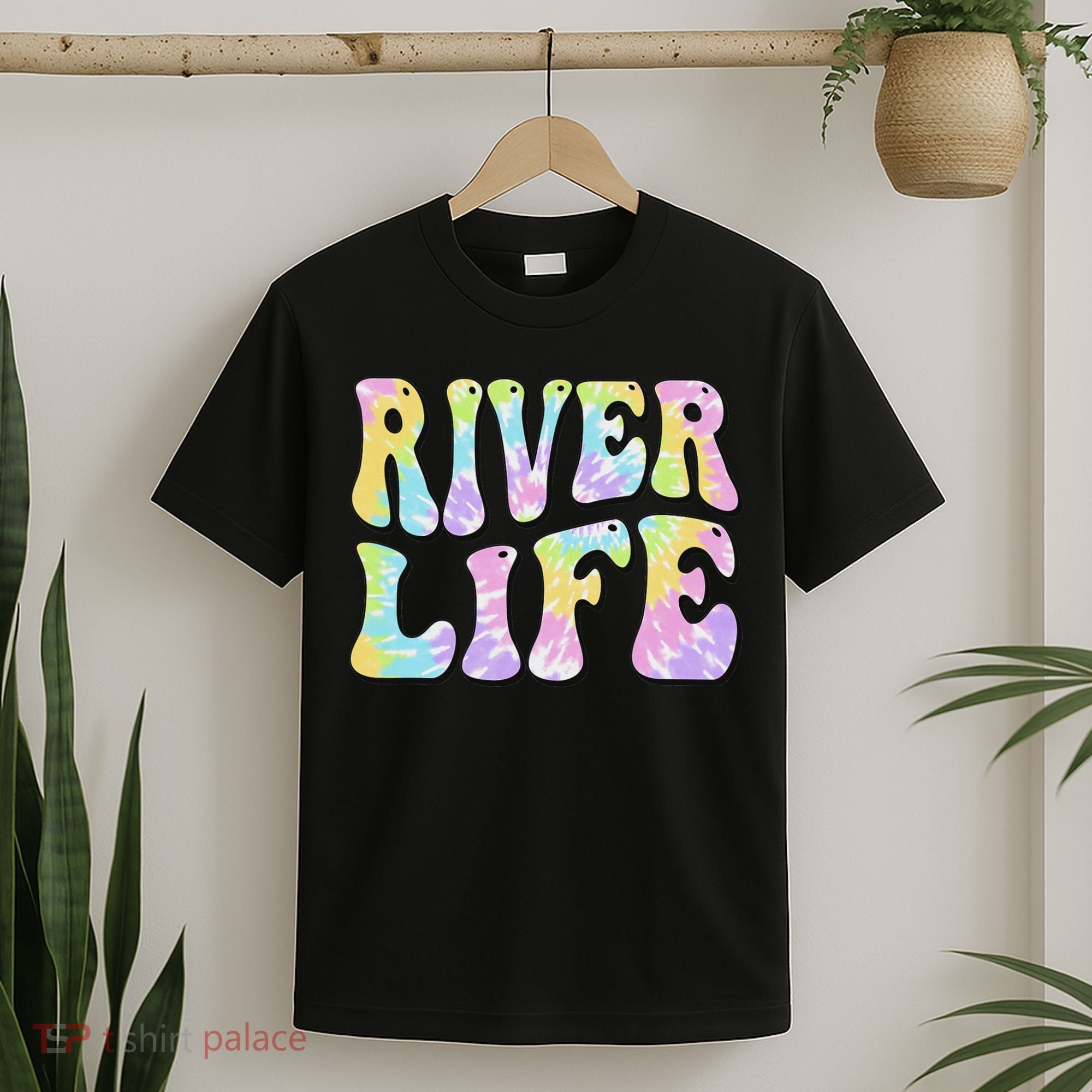 River Life Fun Fishing Boating River Bum Women Girl T-Shirt