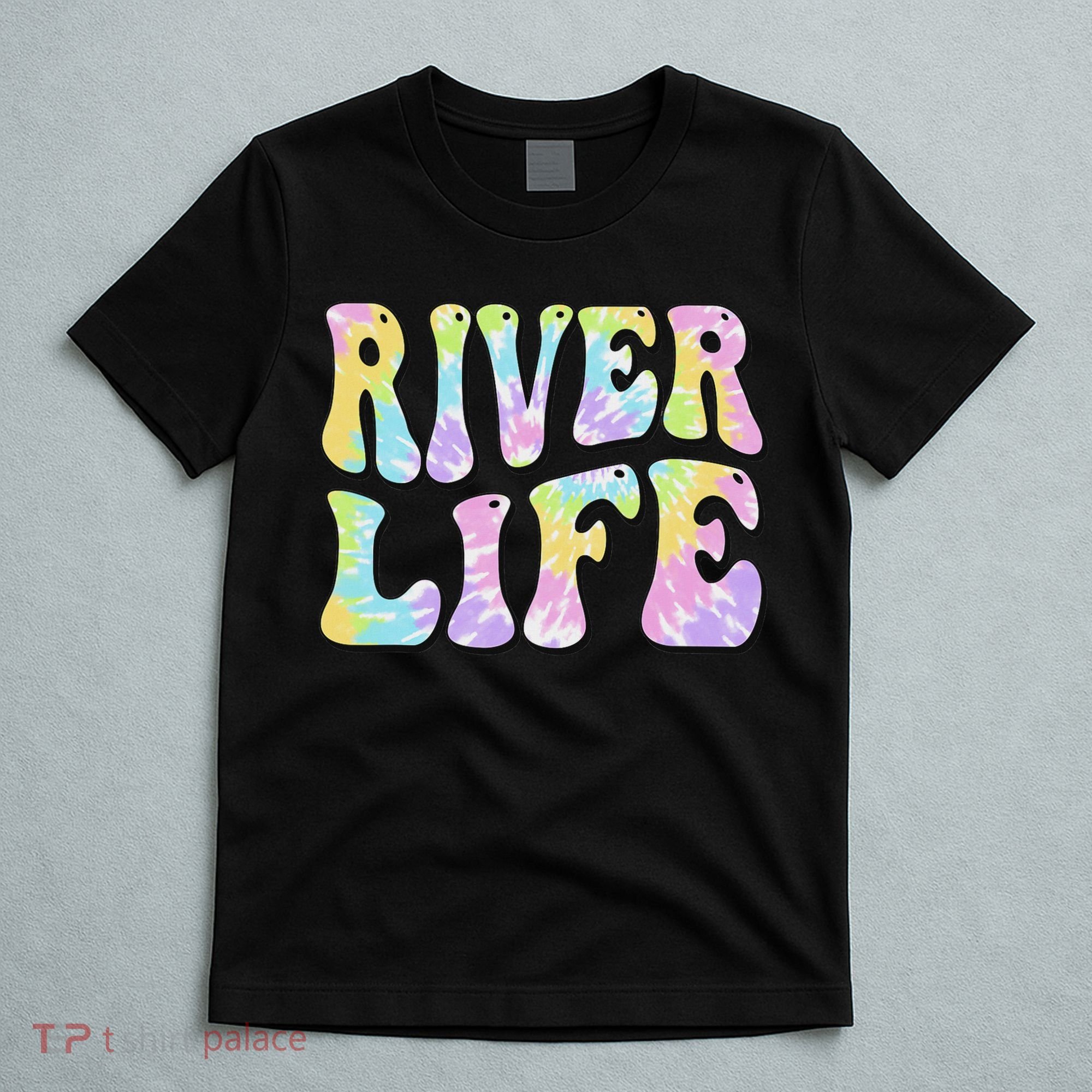 River Life Fun Fishing Boating River Bum Women Girl T-Shirt