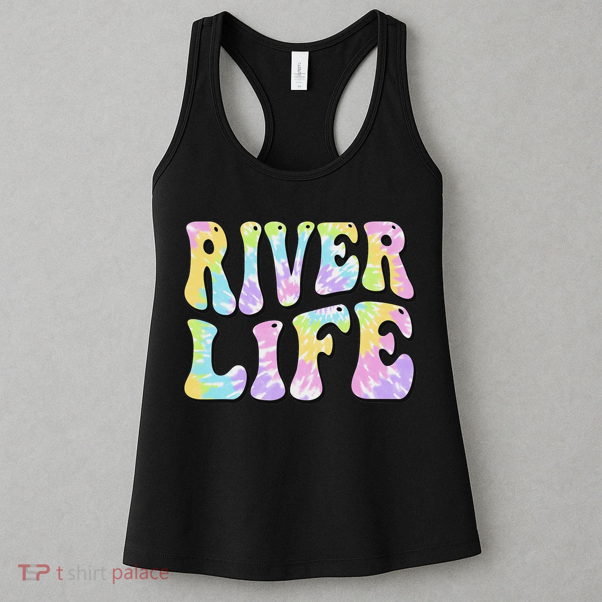 River Life Fun Fishing Boating River Bum Women Girl Women's Tank Top