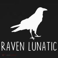 Raven Lunatic Funny Goth Bird Lover Halloween Party Gift Women's Hoodie thumb 2