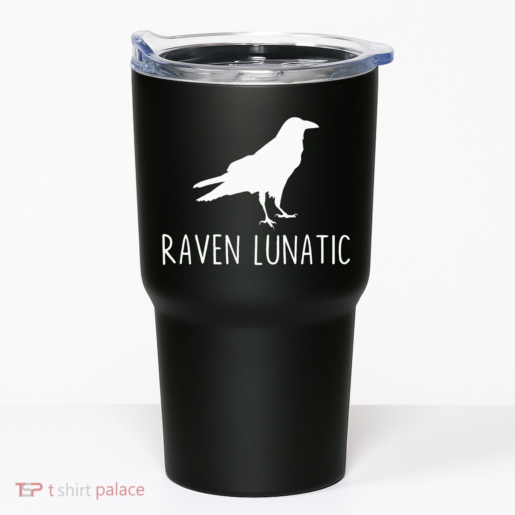 Raven Lunatic Funny Goth Bird Lover Halloween Party Gift Tumbler