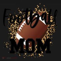 Retro Leopard Football Mom Football Player Mom Mothers Day Meaningful Gift Women's Hoodie thumb 2