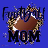 Retro Leopard Football Mom Football Player Mom Mothers Day Meaningful Gift T-Shirt thumb 7