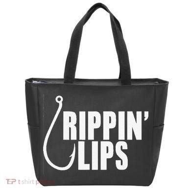 Rippin Lips Fishing Tote Bag