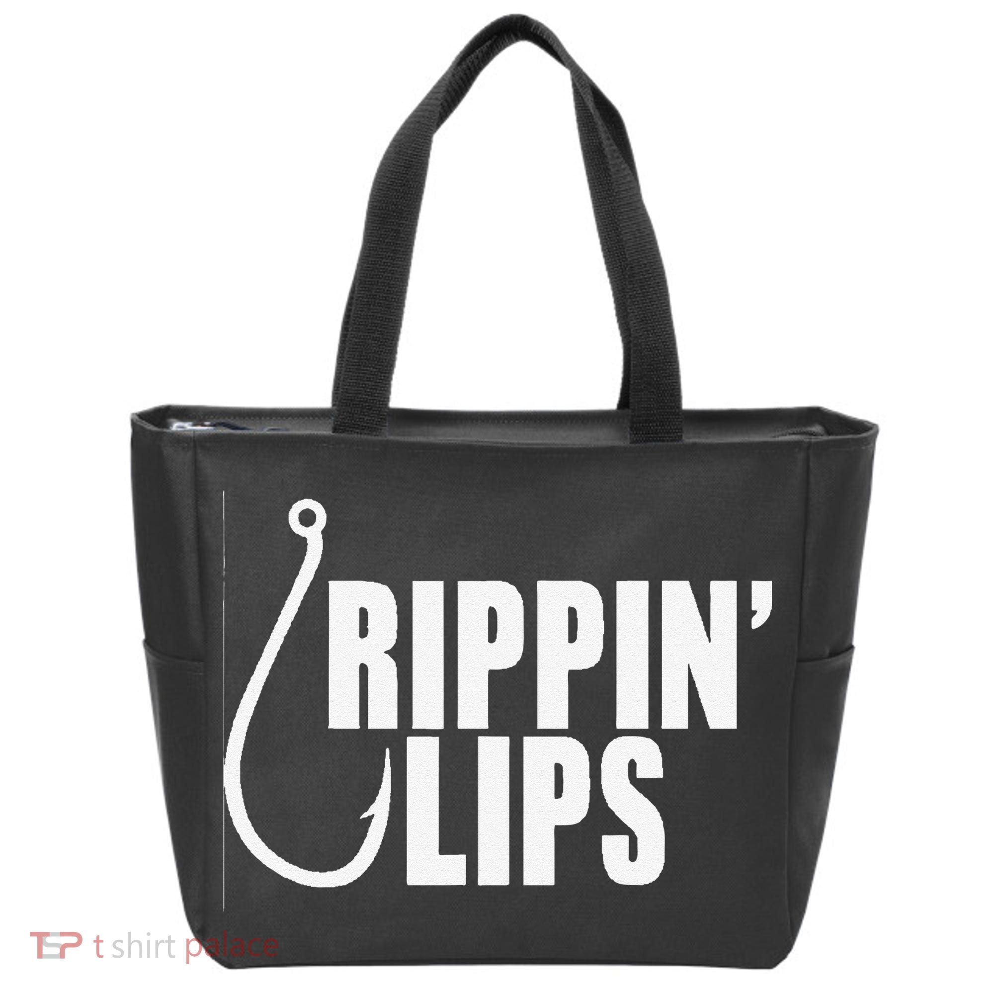 Rippin Lips Fishing Tote Bag