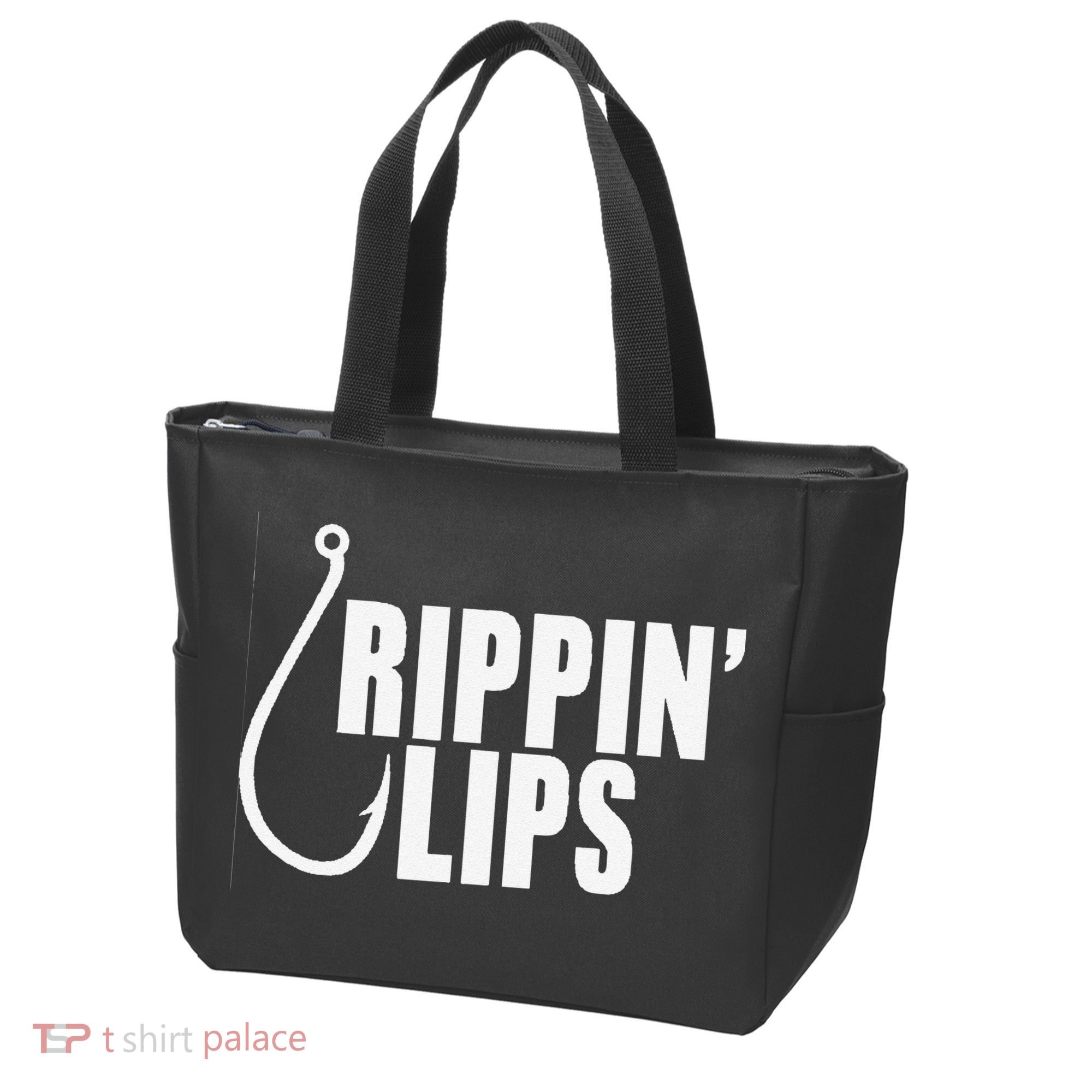 Rippin Lips Fishing Tote Bag