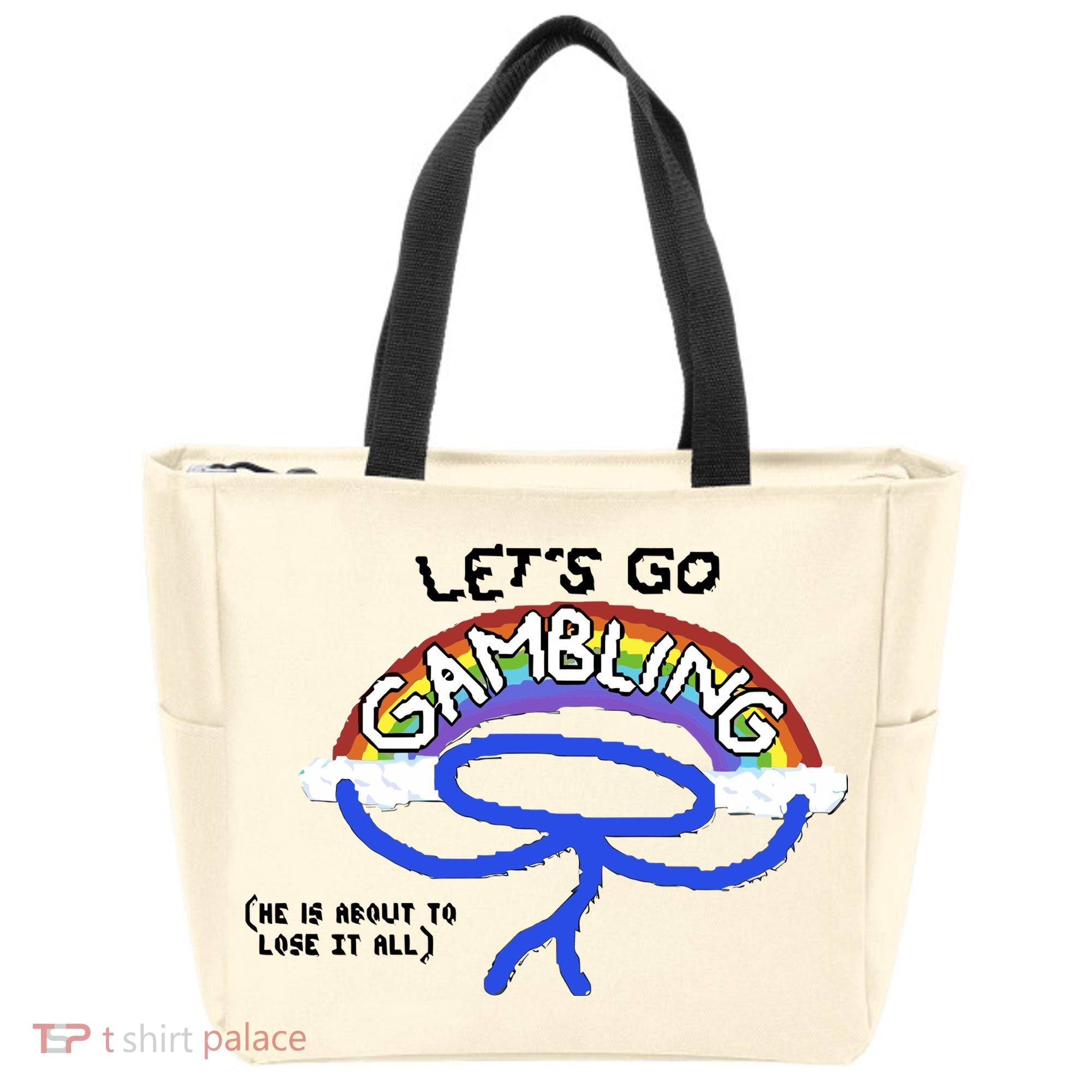 Raxdflipnote LetS Go Gambling Limited Tote Bag