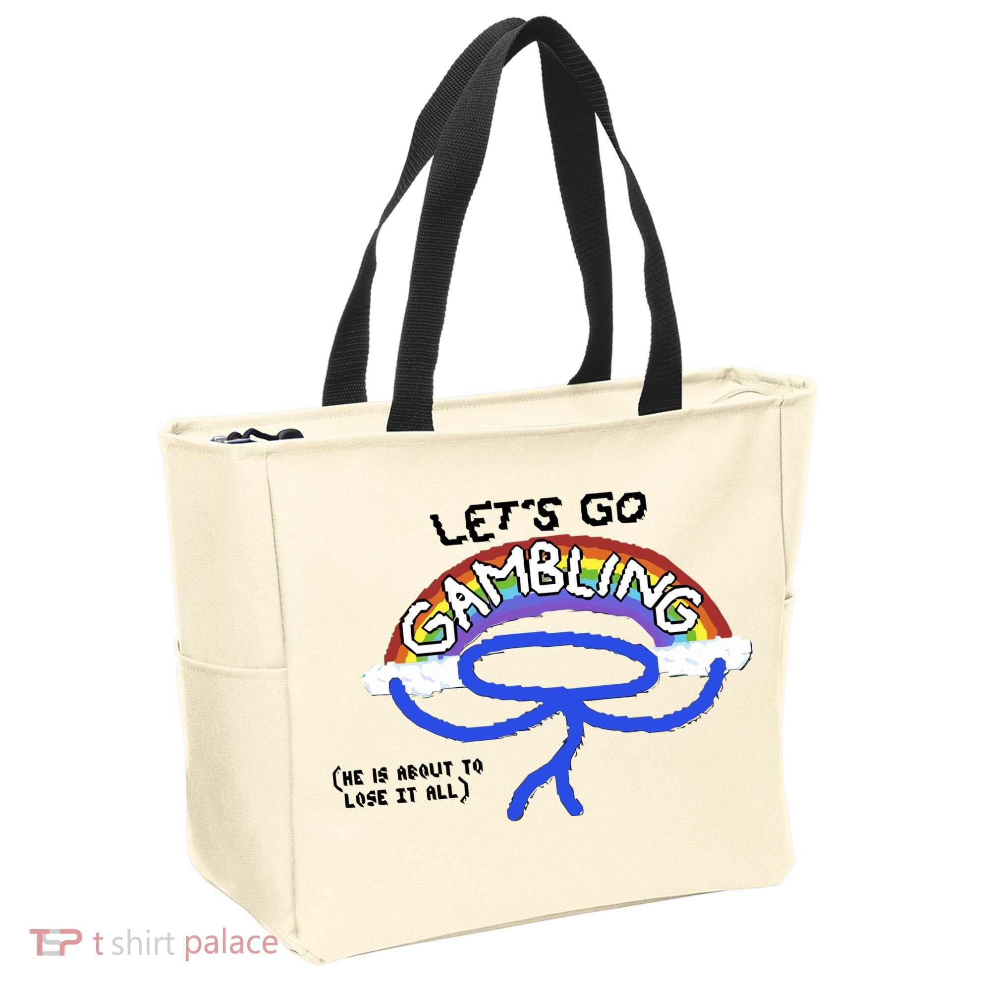 Raxdflipnote LetS Go Gambling Limited Tote Bag