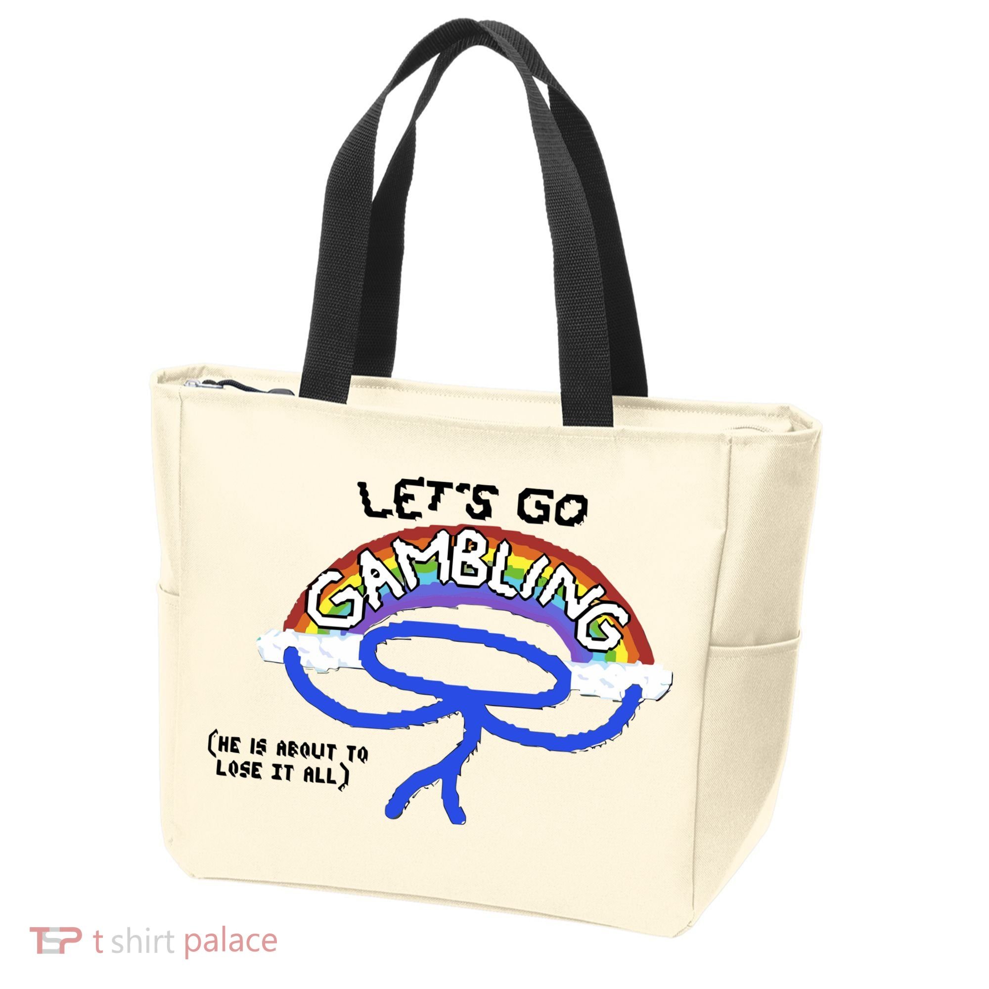 Raxdflipnote LetS Go Gambling Limited Tote Bag