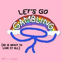 Raxdflipnote LetS Go Gambling Limited Baby Bodysuit thumb 2