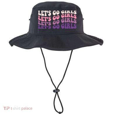 Retro Let's Go Bachelorette Party Bride Bridesmaids Cute Gift Bucket Hat