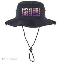 Retro Let's Go Bachelorette Party Bride Bridesmaids Cute Gift Bucket Hat thumb 0