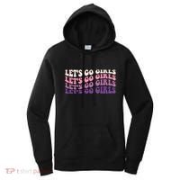Retro Let's Go Bachelorette Party Bride Bridesmaids Cute Gift Women's Hoodie thumb 0
