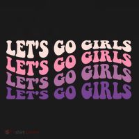 Retro Let's Go Bachelorette Party Bride Bridesmaids Cute Gift Women's Hoodie thumb 2