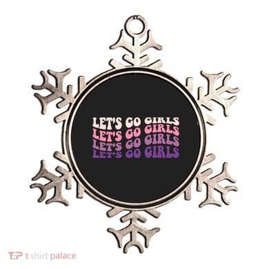 Retro Let's Go Bachelorette Party Bride Bridesmaids Cute Gift Ornament
