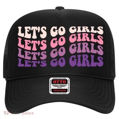 Retro Let's Go Bachelorette Party Bride Bridesmaids Cute Gift Hat
