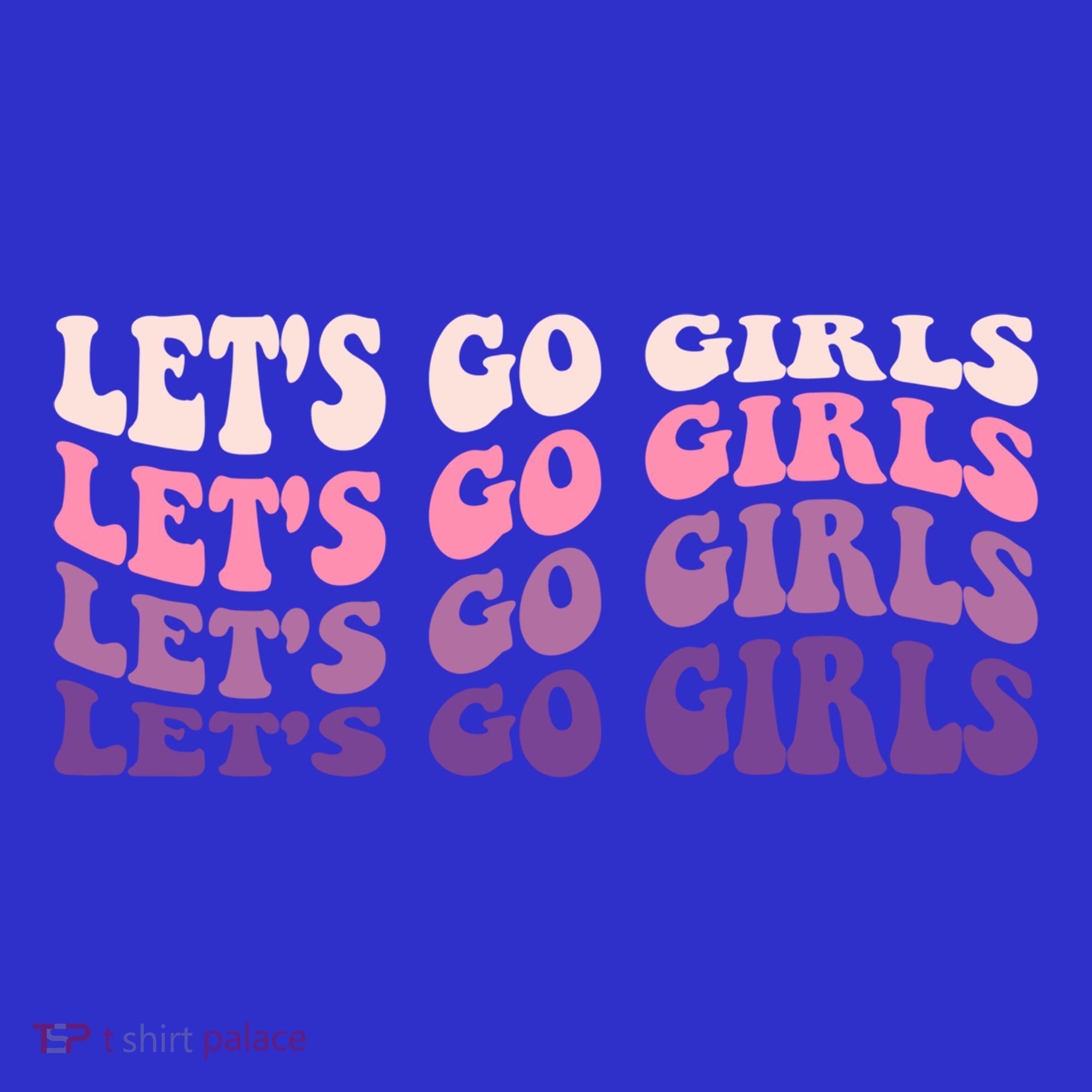 Retro Let's Go Bachelorette Party Bride Bridesmaids Cute Gift Long Sleeve Shirt