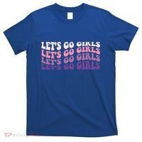 Retro Let's Go Bachelorette Party Bride Bridesmaids Cute Gift T-Shirt thumb 0