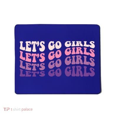 Retro Let's Go Bachelorette Party Bride Bridesmaids Cute Gift Mousepad