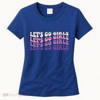 Retro Let's Go Bachelorette Party Bride Bridesmaids Cute Gift Women's T-Shirt thumb 0