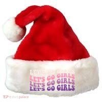 Retro Let's Go Bachelorette Party Bride Bridesmaids Cute Gift Santa Hat thumb 0