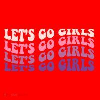 Retro Let's Go Bachelorette Party Bride Bridesmaids Cute Gift Santa Hat thumb 1