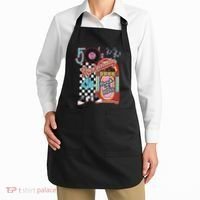 Rockabilly Lets Go To The Hop 1950S Retro Classic Jukebox Apron thumb 2
