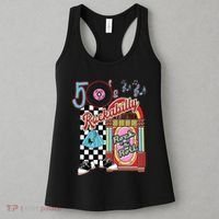 Rockabilly Lets Go To The Hop 1950S Retro Classic Jukebox Women's Tank Top thumb 3