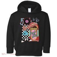 Rockabilly Lets Go To The Hop 1950S Retro Classic Jukebox Toddler Hoodie thumb 0