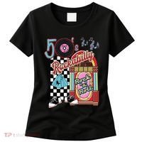 Rockabilly Lets Go To The Hop 1950S Retro Classic Jukebox Women's T-Shirt thumb 0