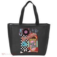 Rockabilly Lets Go To The Hop 1950S Retro Classic Jukebox Tote Bag thumb 0