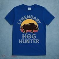 Retro Legendary Hog Hunter Vintage Pig Hog Boar Hunting Cool Gift T-Shirt thumb 5