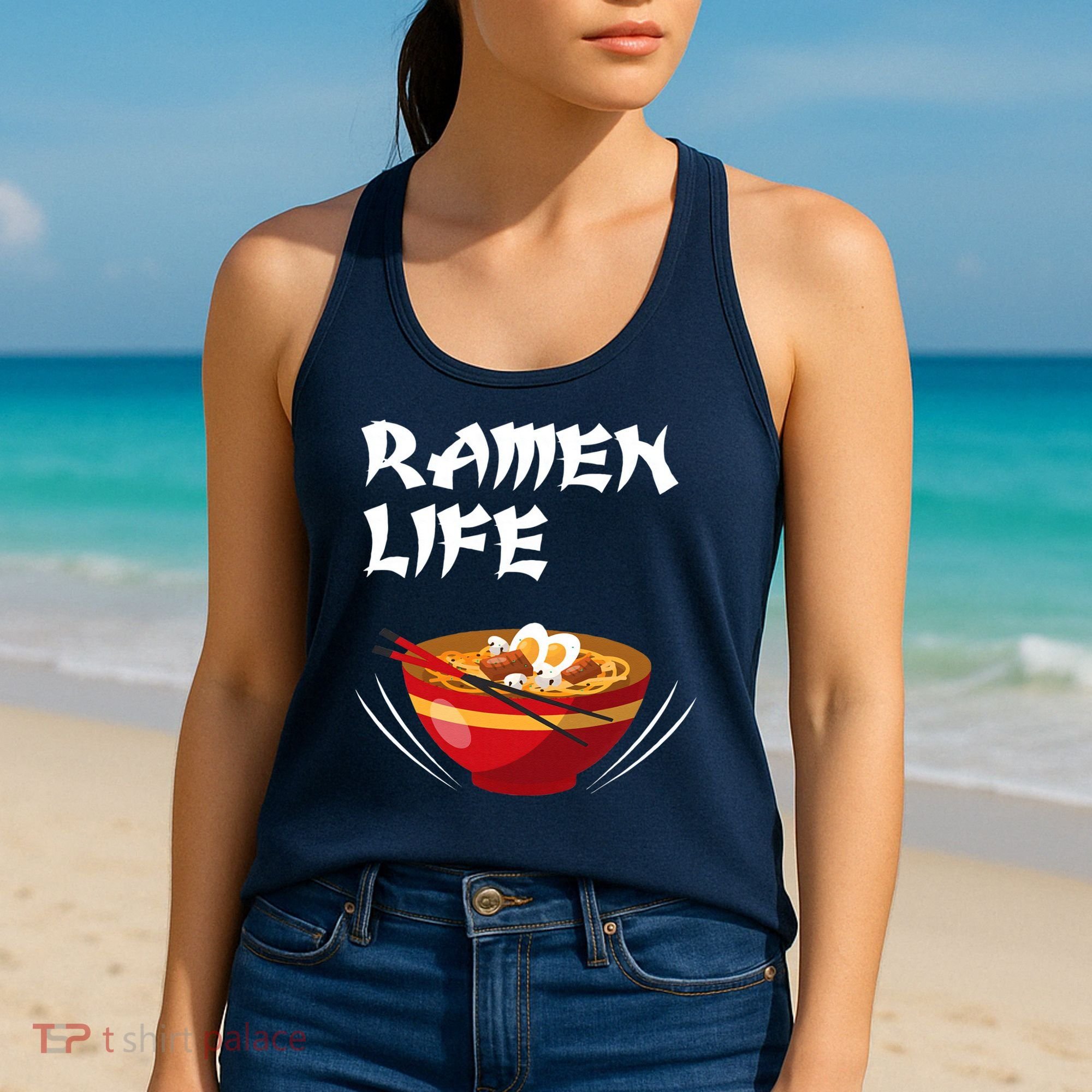 Ramen Life Hoodie Tasty Anime Noodle Bowl Women's Tank Top
