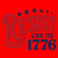 Resist Like Its 1776 Santa Hat thumb 1