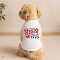 Resist Like Its 1776 Doggie Tank thumb 2
