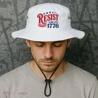 Resist Like Its 1776 Bucket Hat thumb 2