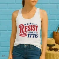 Resist Like Its 1776 Women's Tank Top thumb 2