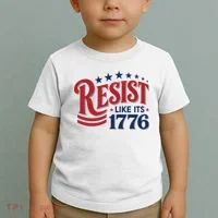 Resist Like Its 1776 Toddler T-Shirt thumb 2