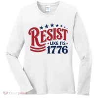 Resist Like Its 1776 Women's Long Sleeve Shirt thumb 0